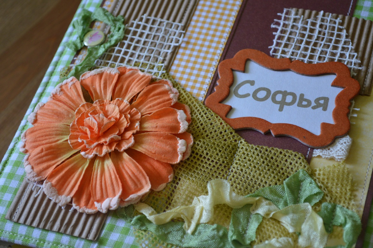 Альбом первого годика для Софьи