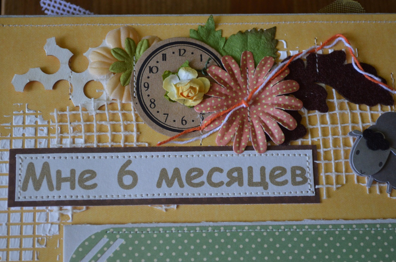 Альбом первого годика для Софьи