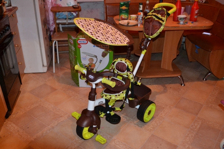 Велик! Пришёл! Фотоотчёт!  Отзыв о Little Tikes 4 в 1.