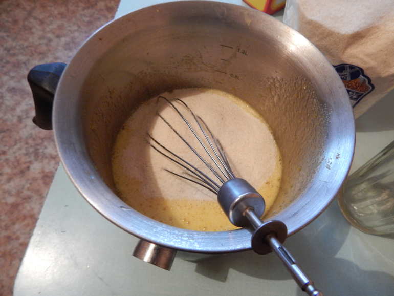 манник с майонезом.