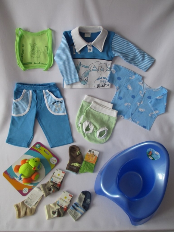 Букеты из детской одежды