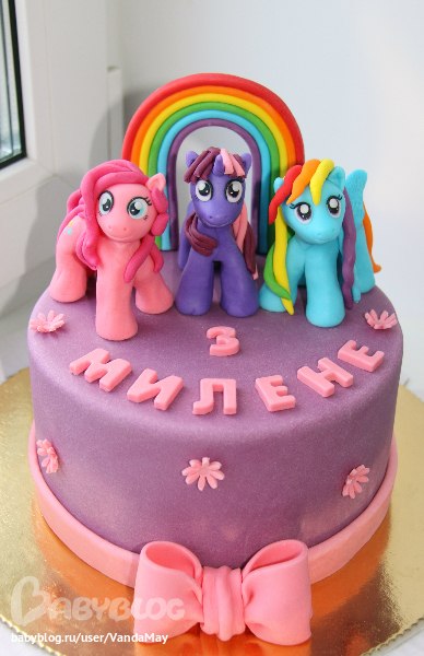 Тортик с  Little Pony