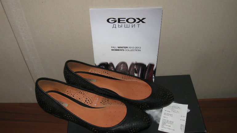 Туфли GEOX 38 размер.Дышащие!