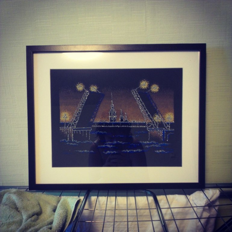 Ночной Питер - наконец-то закончила.