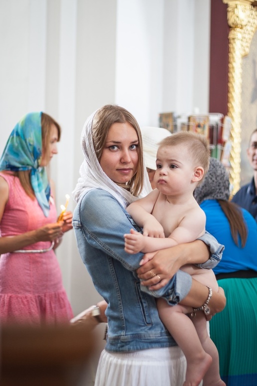 Мой первый опыт съемок крещения