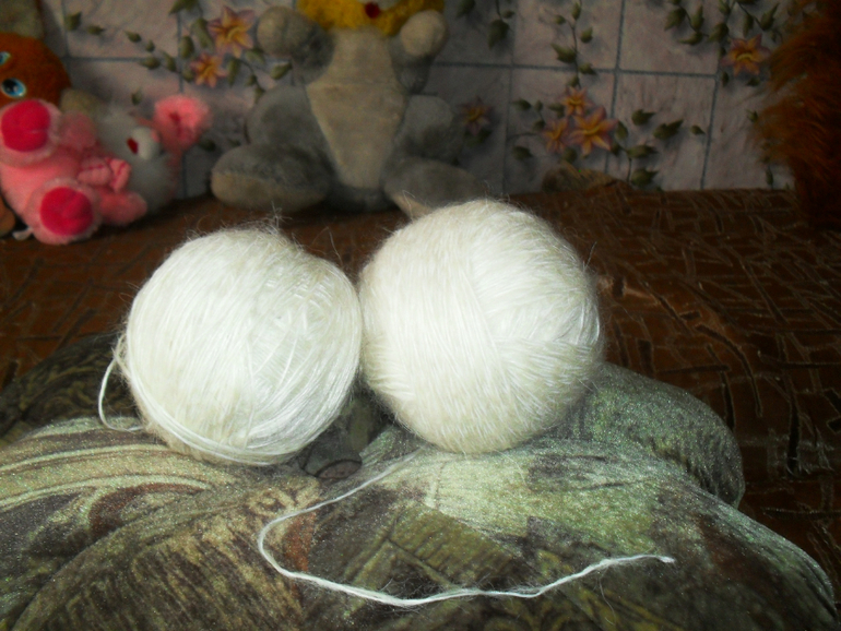 Пуховая пряжа на заказ.ручное прядение.