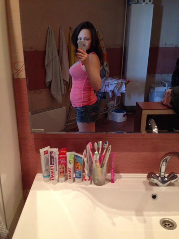 7 дней после родов!!! Мой пуз!!!