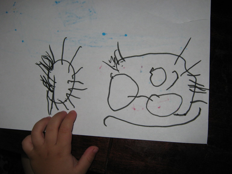 Мой маленький художник))