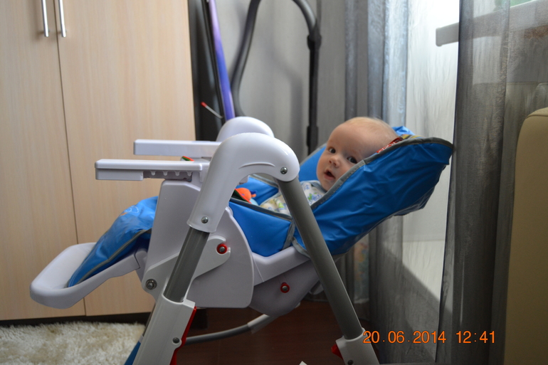 Можно ли не сидячего ребенка сажать в положении полулежа??