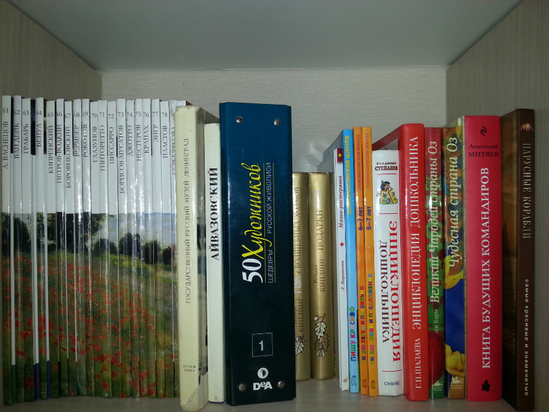 Мои книжные полочки