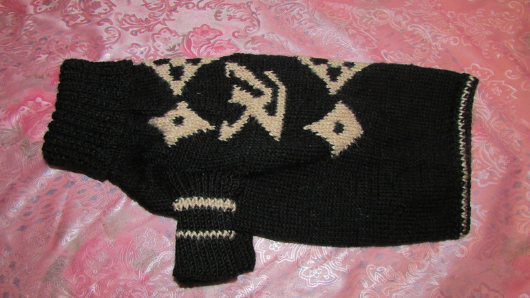 Кошачий свитерок Луи Виттон. ХВАСТАЮСЬ!