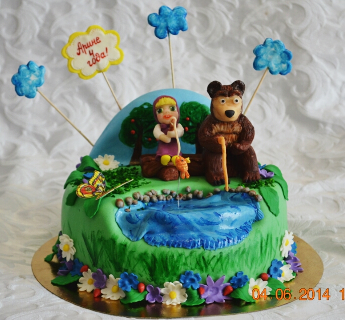 Немного детских тортиков.