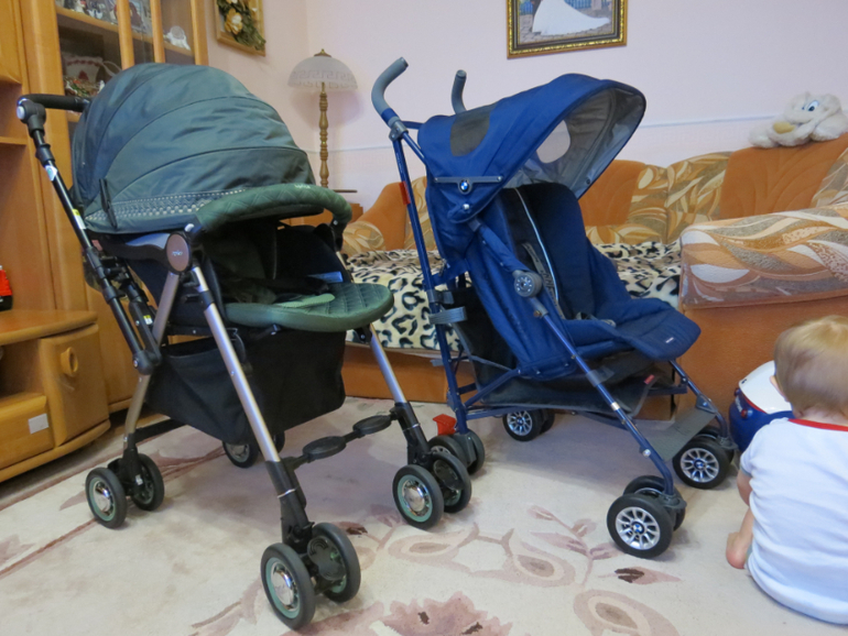 Примерка летних колясок) Мои любимые Макларен БМВ и Априка Сорария Премиум)