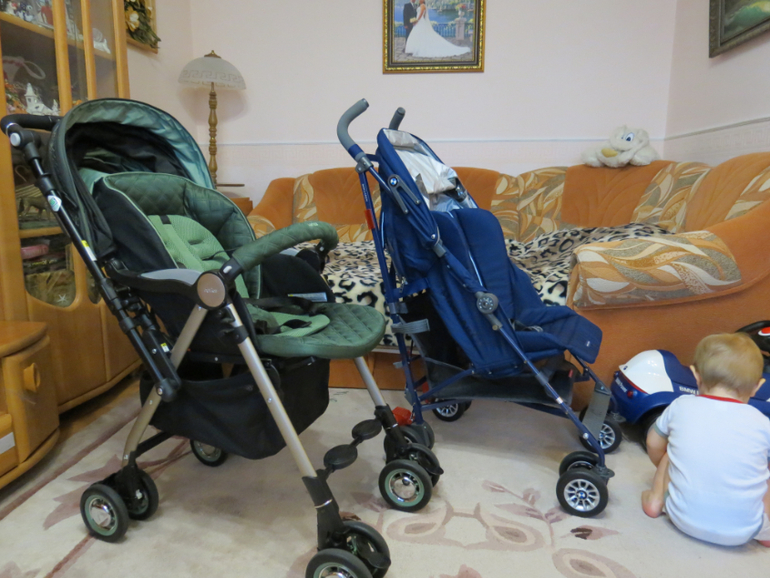 Примерка летних колясок) Мои любимые Макларен БМВ и Априка Сорария Премиум)