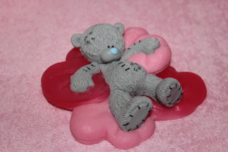 Мыло ручной работы ко дню Святого Валентина