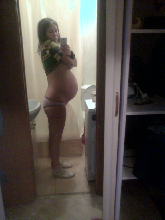 Опустился живот или нет?