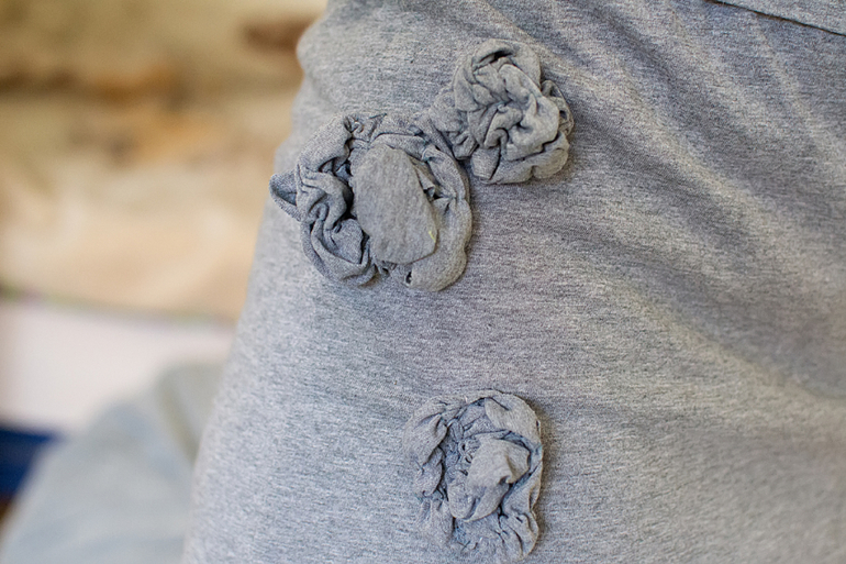 Юбка из футболки