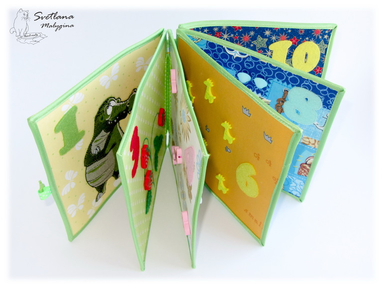 Развивающая книжка Счет от 1 до 10