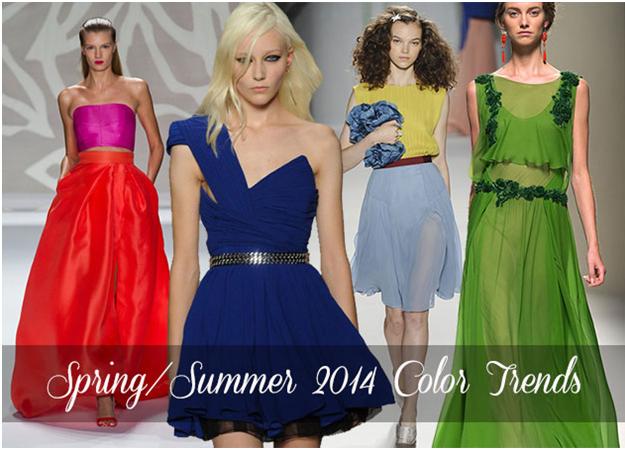 Модные цветовые сочетания сезона весна/лето 2014