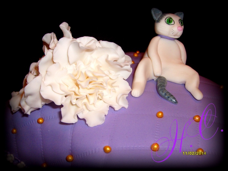 Подушечка с котиком.