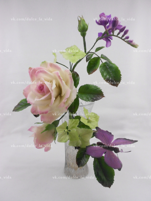 Мои цветы с курсов Ульяны Коцаба