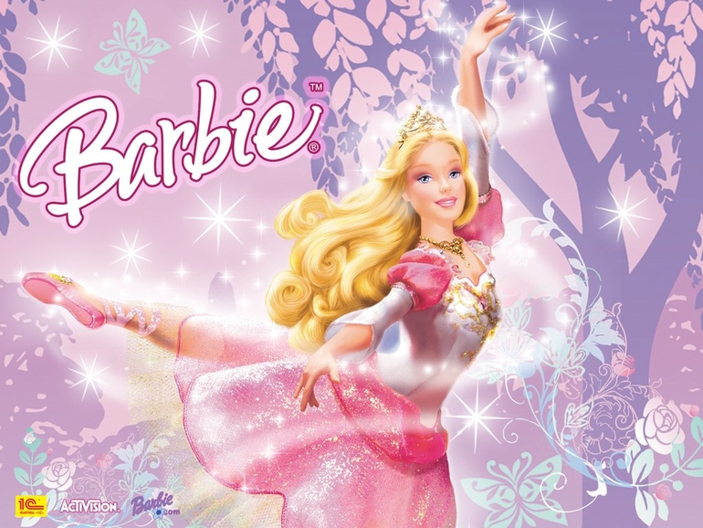 День рождение дочери. Шесть лет. Вечеринка в стиле Барби, посвящена сказкам-мультфильмам с Барби.