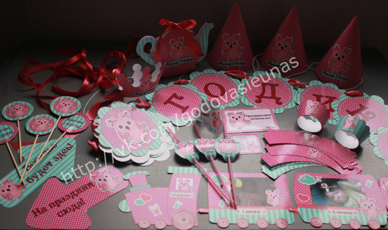 набор "Совушка" на первый День Рождения Анечки!