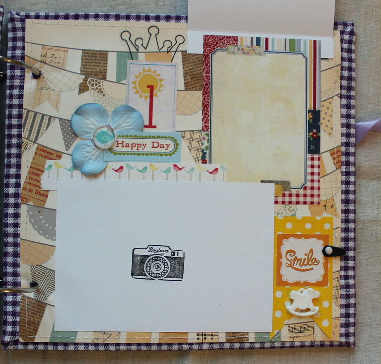 Малышковый сиреневый альбом.