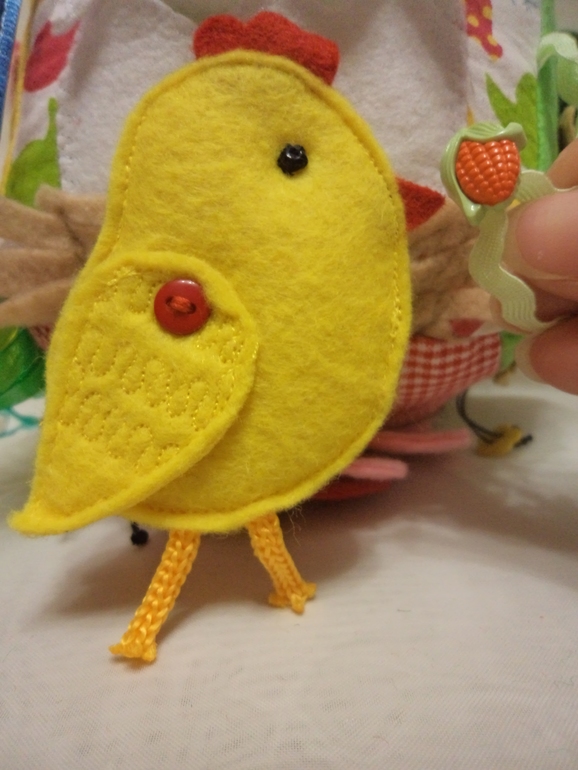 Развивающий кубик "Насекомые-птички и ёжик":)))