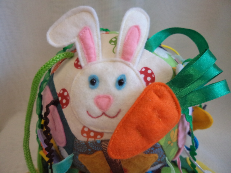 Развивающий мячик "Кто что ест"