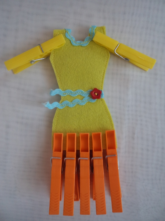 Фетровый набор для игр с прищепками (обновлённый)