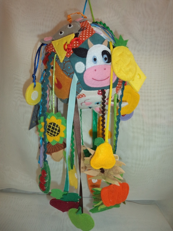 Развивающий мячик "Кто что ест"