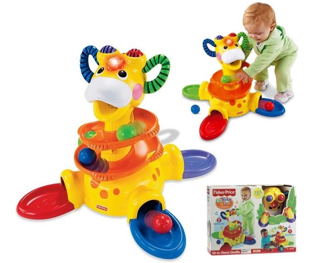 Fisher price жираф для деток которые учатся вставать