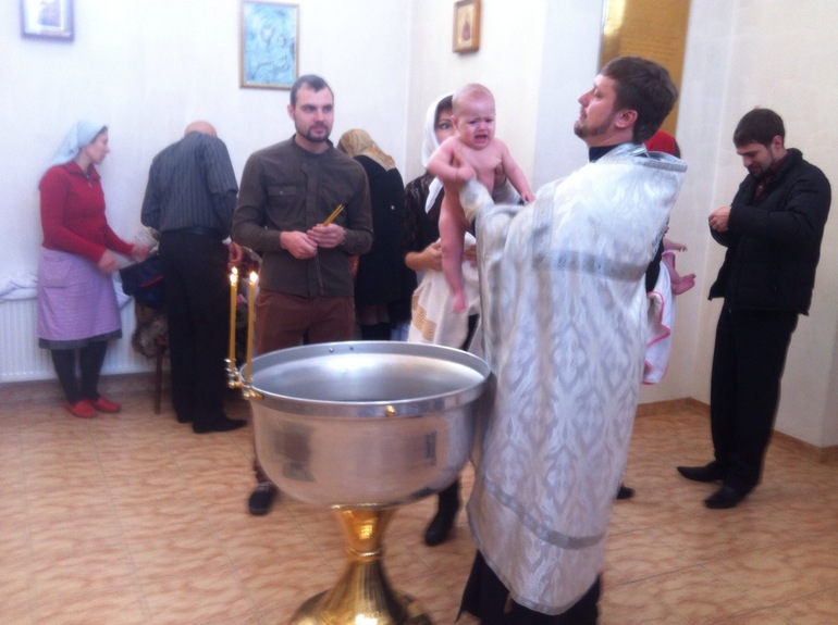 крестины..
