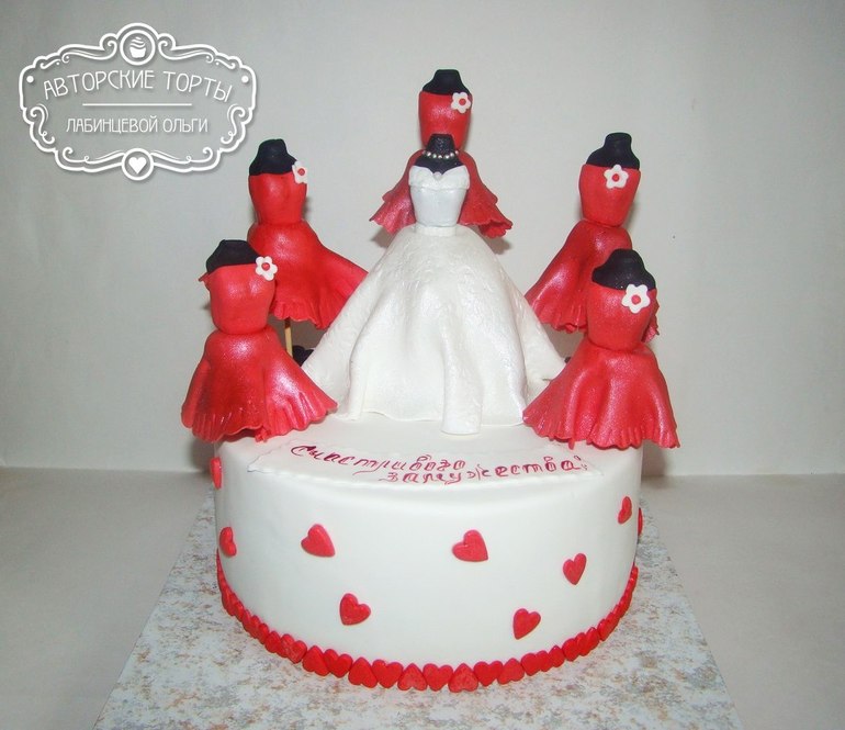 Тортик на девичник.