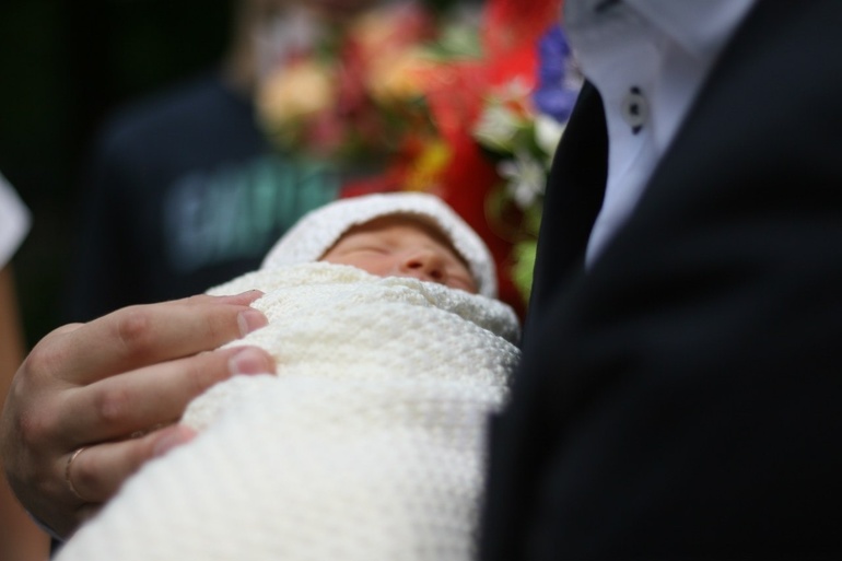 Наша выписка из роддома 16 :)