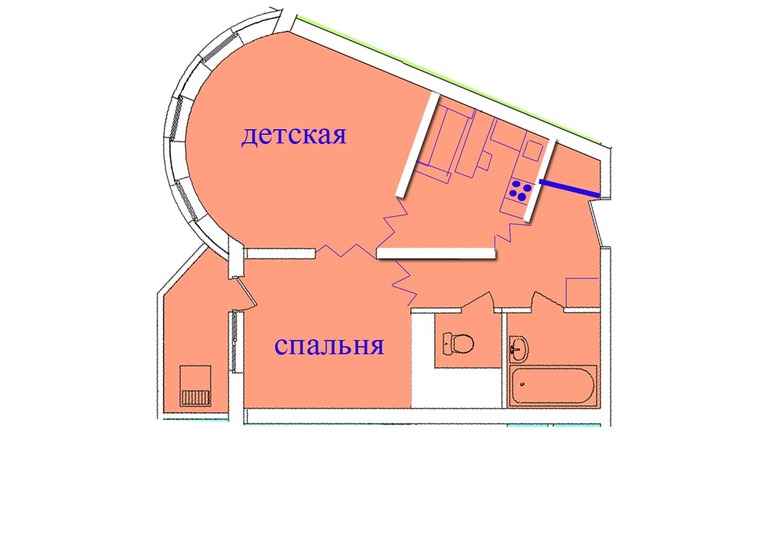 Из однушки в двушку.