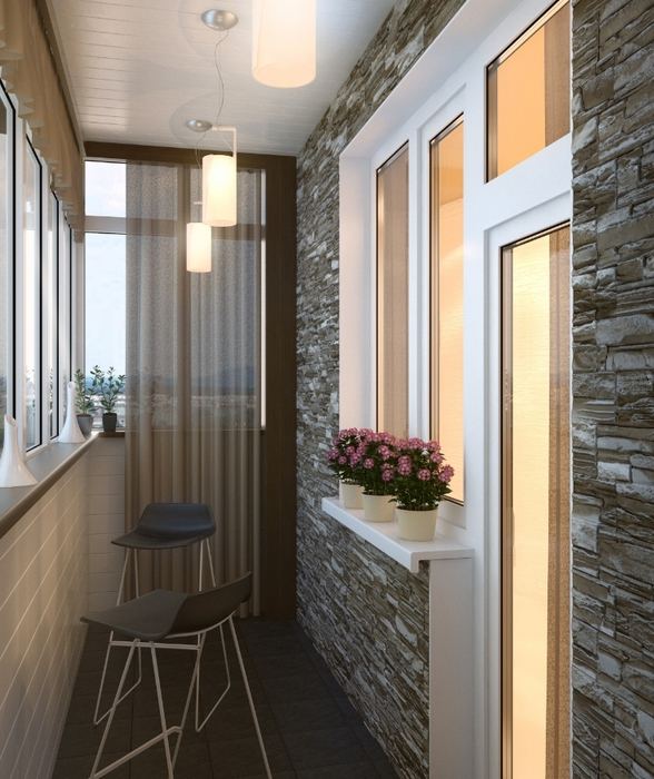 Обустраиваем балкон)