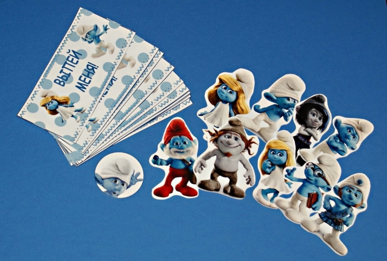 Набор для СМУРФ PARTY