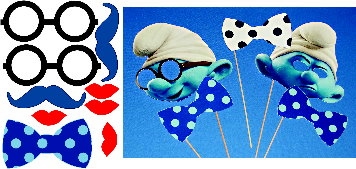 Набор для СМУРФ PARTY