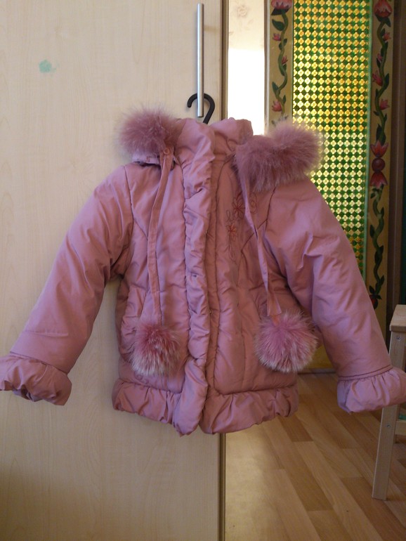 Зимние  и демисезонная куртки на девочку 92-104 !