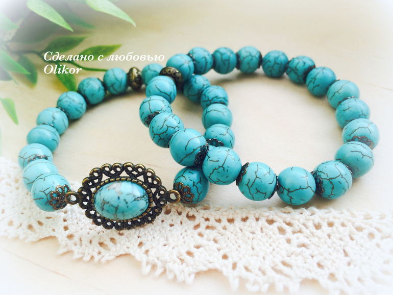 Комплект украшений "Бирюзовый"