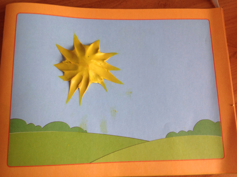 ТН "Погодные явления". День первый. Солнце, облако, луна и звезды.