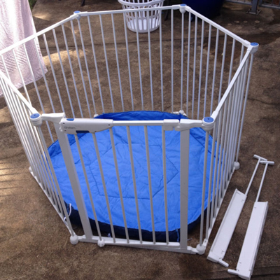 Манеж-перегородка – готовимся к ползанию :)