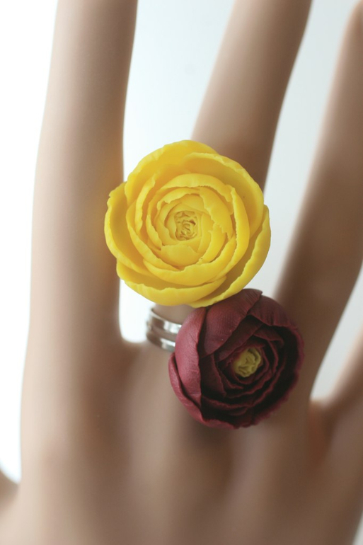 Зажимы для волос, венки, заколки из полимерной глины