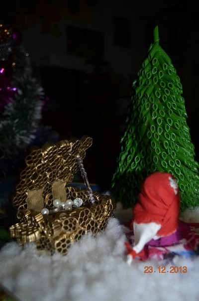 Хвастик. Новогодняя подделка в детский сад.