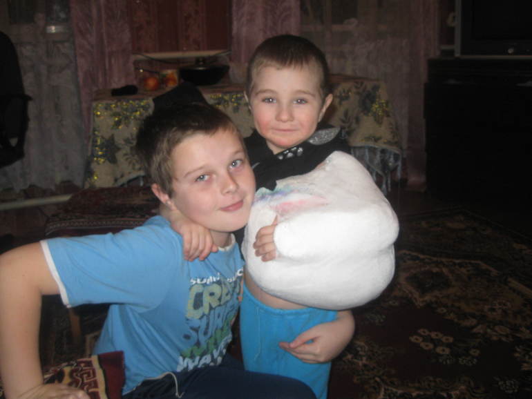 Перед новым годом сняли гипс=))))