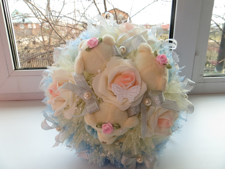 Букетик из игрушек!!!