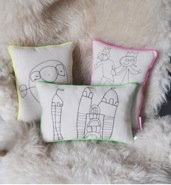 Подушки с рисунками вашего ребенка