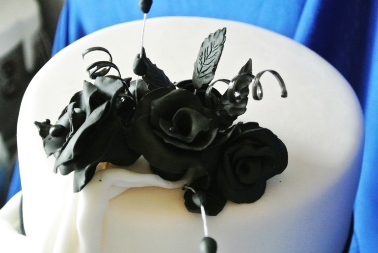 Черно-белый свадебный